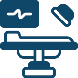 Medical monitoring equipment illustration